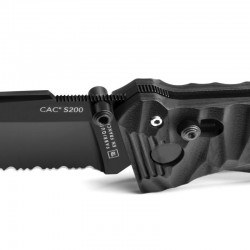 Couteau CAC SERRATION PA6 FV - NOIR