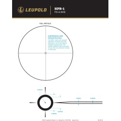 LUNETTE LEUPOLD Mark 4HD 1-4.5×24 (30mm) M1C3 SFP HPR-1 183314