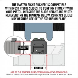 OUTIL DE DEMONTAGE ORGANES DE VISEE SIGHT PUSHER - REAL AVID