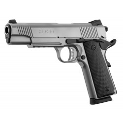 Pistolet TISAS - ZIG PC9 1911 - Cal. 9x19mm -  Stainless - Canon 5''