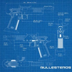 PISTOLET BUL SAS II BULLESTEROS 2023 - Silver - Cal 9x19