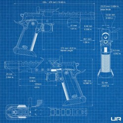 PISTOLET BUL SAS II UR - Silver - Cal 9x19