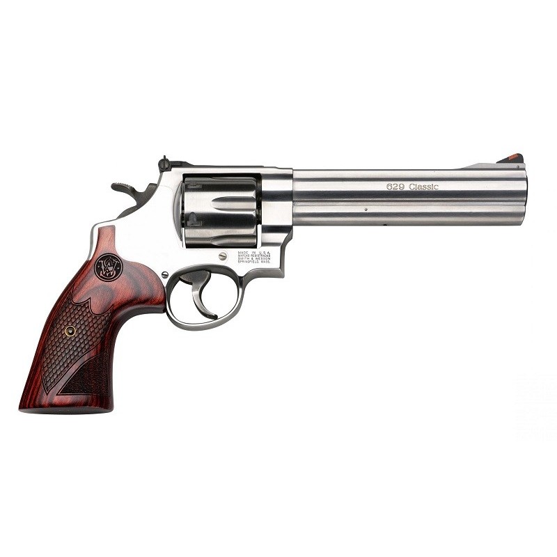 Revolver S&W 629 Deluxe Cal.44Mag Crosse Bois 6 Coups 6.5″