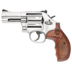 Revolver S&W 686 Plus Luxe Cal.357Mag Crosse Bois 7 Coups 3″