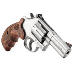 Revolver S&W 686 Plus Luxe Cal.357Mag Crosse Bois 7 Coups 3″