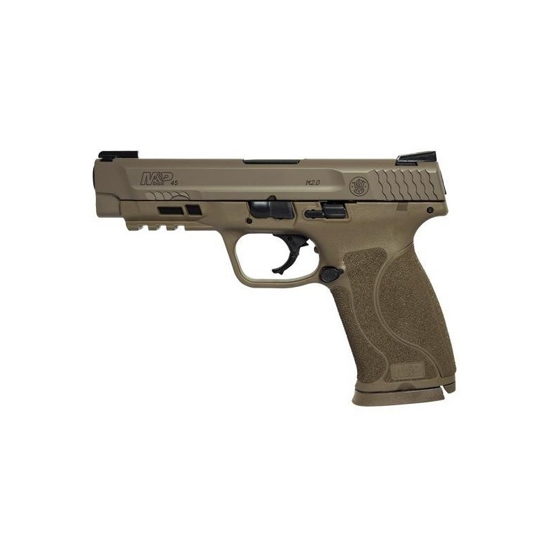 PISTOLET S&W M&P 45 M2.0 TRUGLO® TFX™ FDE 4.6IN 10RDS SF