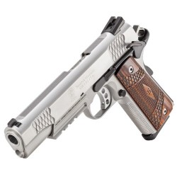 PISTOLET S&W 1911TA E-SERIES SILVER 5″ CAL.45ACP 8 COUPS