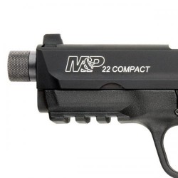 PISTOLET S&W M&P22 COMPACT 10+1 CAL.22LR FILETE 3/8X24