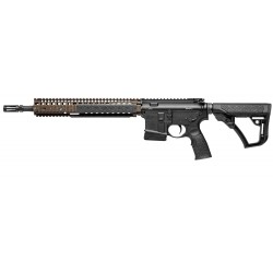 Carabine Type Ar15 Daniel Defense M4A1 Canon 14.5' Cal. 5.56 Black - Fde