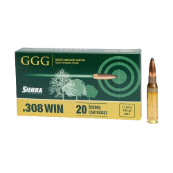 Cartouches GGG 308 180 gr...