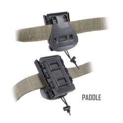 PORTE CHARGEUR NOIR RIFLE SOFT SHELL SCORPION AVEC CLIPS MOLLE R1 G-CODE