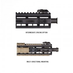 Rail 3 SLOTS Aluminium M-LOK