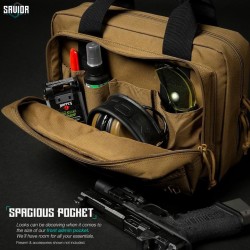 SAVIOR EQUIPMENT [SPECIALIST SERIES] LOW PROFILE SOFT DOUBLE HANDGUN REVOLVER BAG