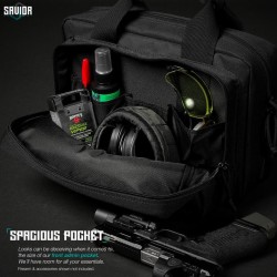 SAVIOR EQUIPMENT [SPECIALIST SERIES] LOW PROFILE SOFT DOUBLE HANDGUN REVOLVER BAG