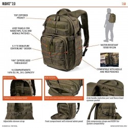 Sac à dos 5.11 Rush 12 Multicam