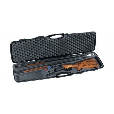 Mallette Negrini thermoformée intérieur préformé fusil démonté 2 canons - 93.5 cm -