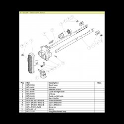 B&T Crosse Rétractable pour APC9 avec Buffer