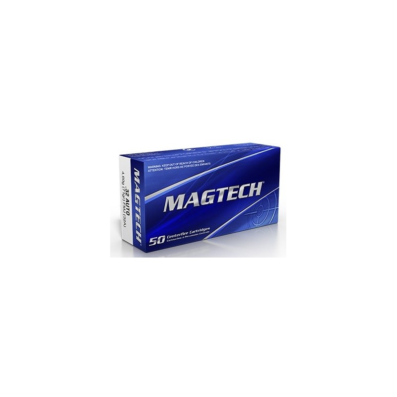 Cartouches Magtech - Cal. 25 Auto - FMJ - boite de 50