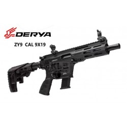 DERYA ZY9  CAL 9X19 Levier armement type AR