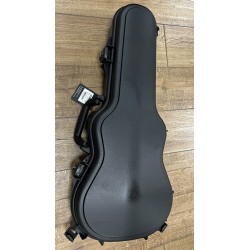 Savior Equipment Discreet Ultimate Guitar Hard Case -Mousse customisable avec poignées et roulettes Grise  45''