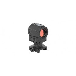 Holosun SCRS - Réticule : Rouge - Bouton +/- et Panneau solaire